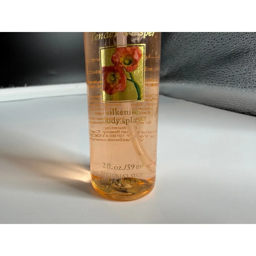 Victorias Secret Garden Tender Whisper Silkening Body Splash Mist Vintage 2oz